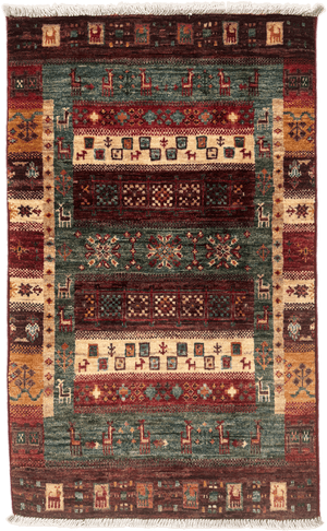 Khurjeen Rug - 102 cm x 63 cm