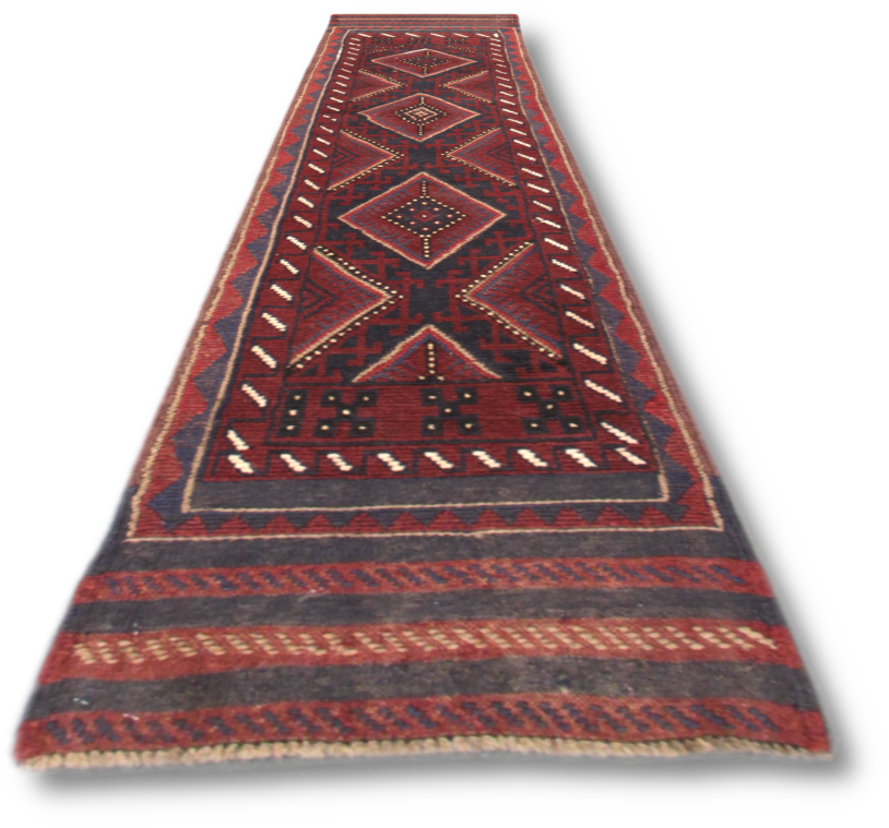 Mashwani Kilim Rug - 250 cm x 58 cm