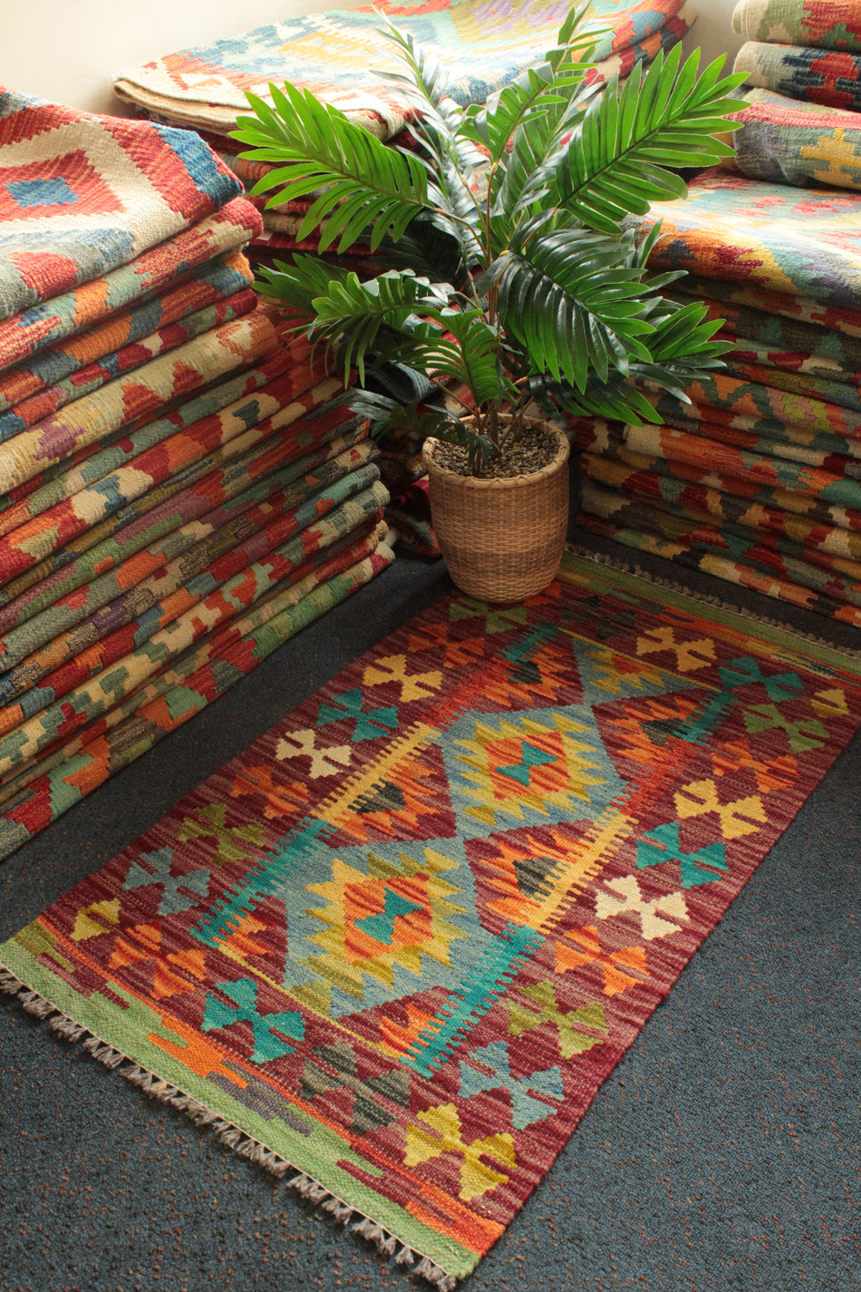 Chobi Kilim - 90 cm x 54 cm