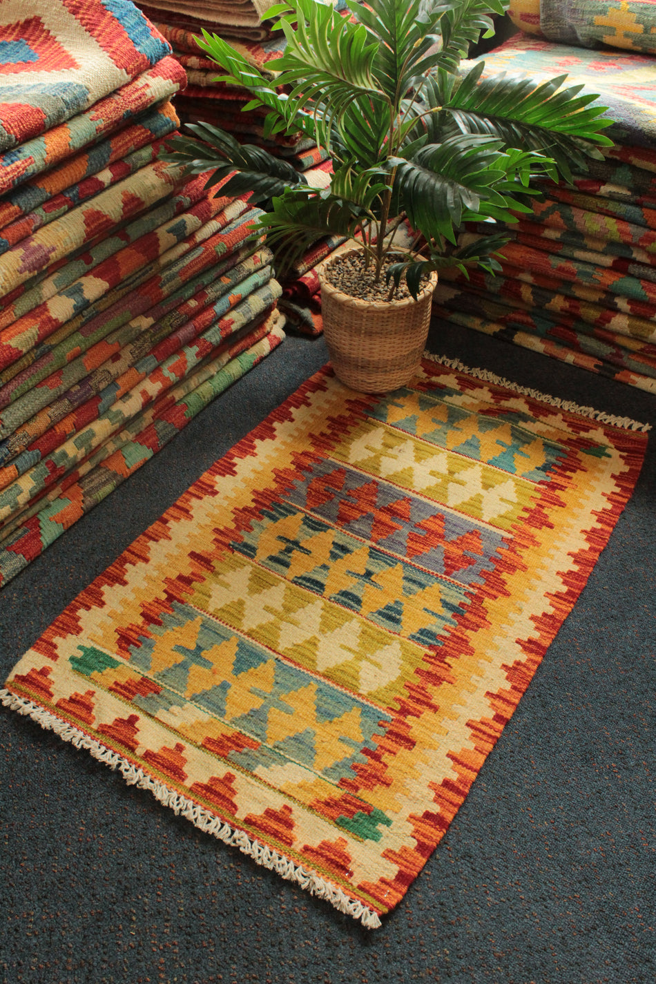 Chobi Kilim - 87 cm x 57 cm