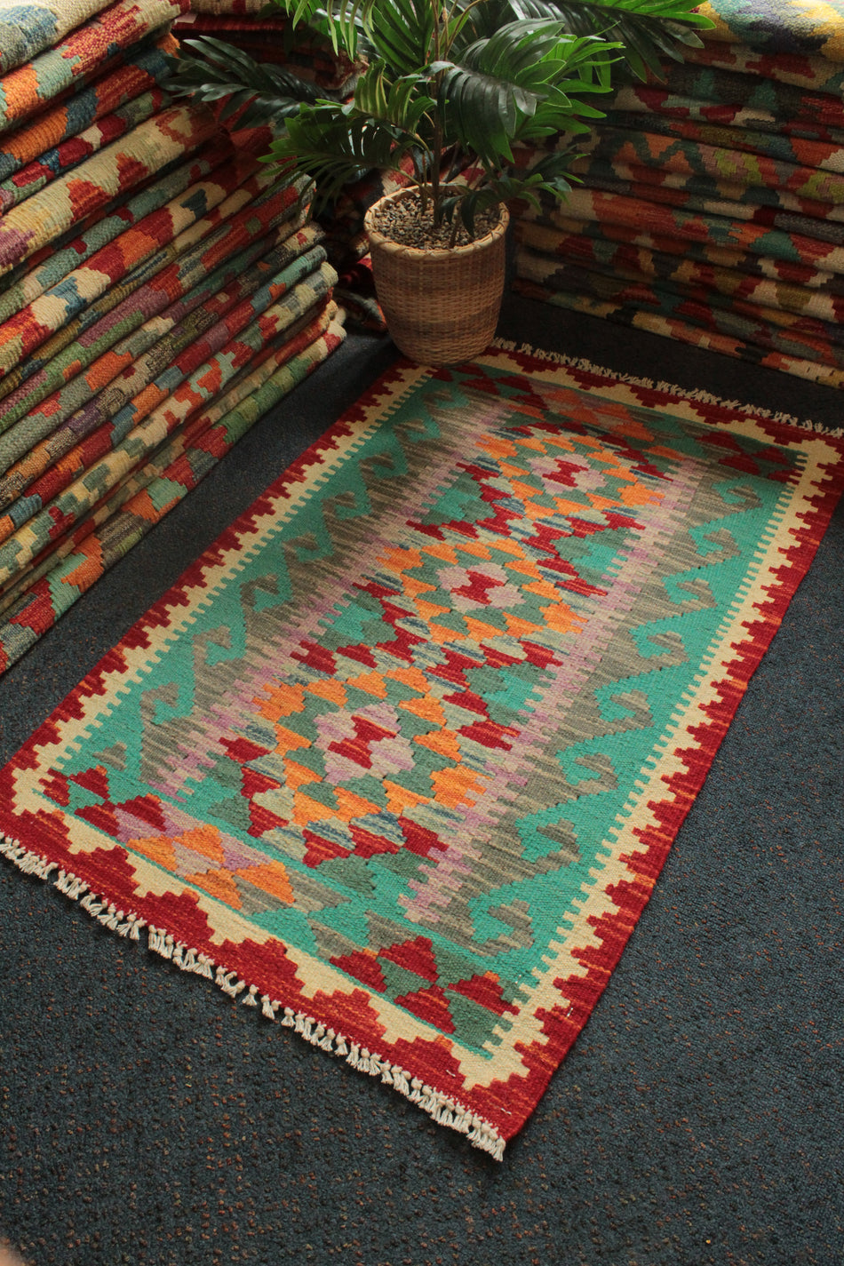 Chobi Kilim - 91 cm x 62 cm