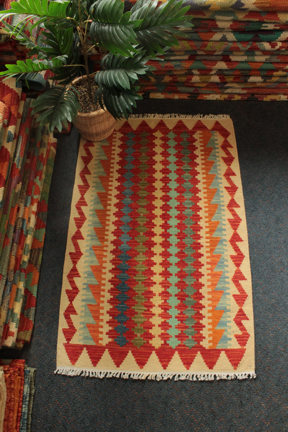 Chobi Kilim - 93 cm x 60 cm