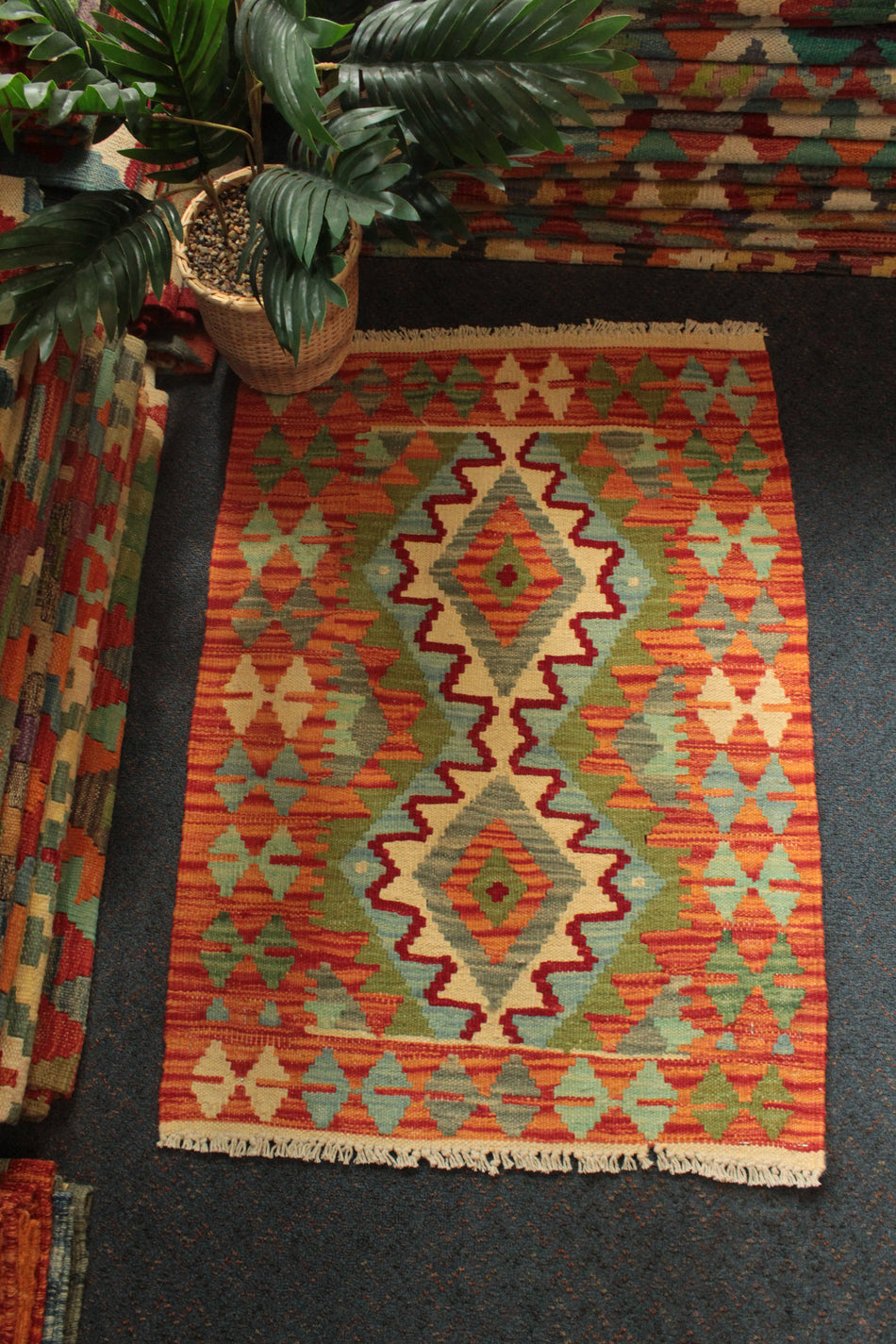 Chobi Kilim - 86 cm x 61 cm