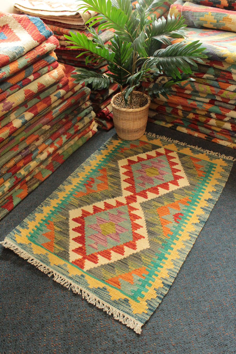 Chobi Kilim - 84 cm x 59 cm