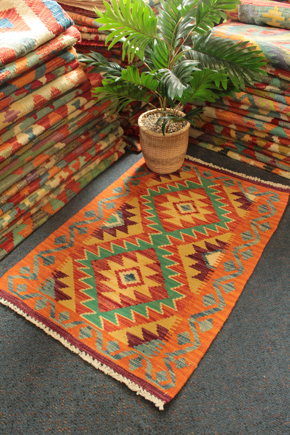 Chobi Kilim - 87 cm x 59 cm