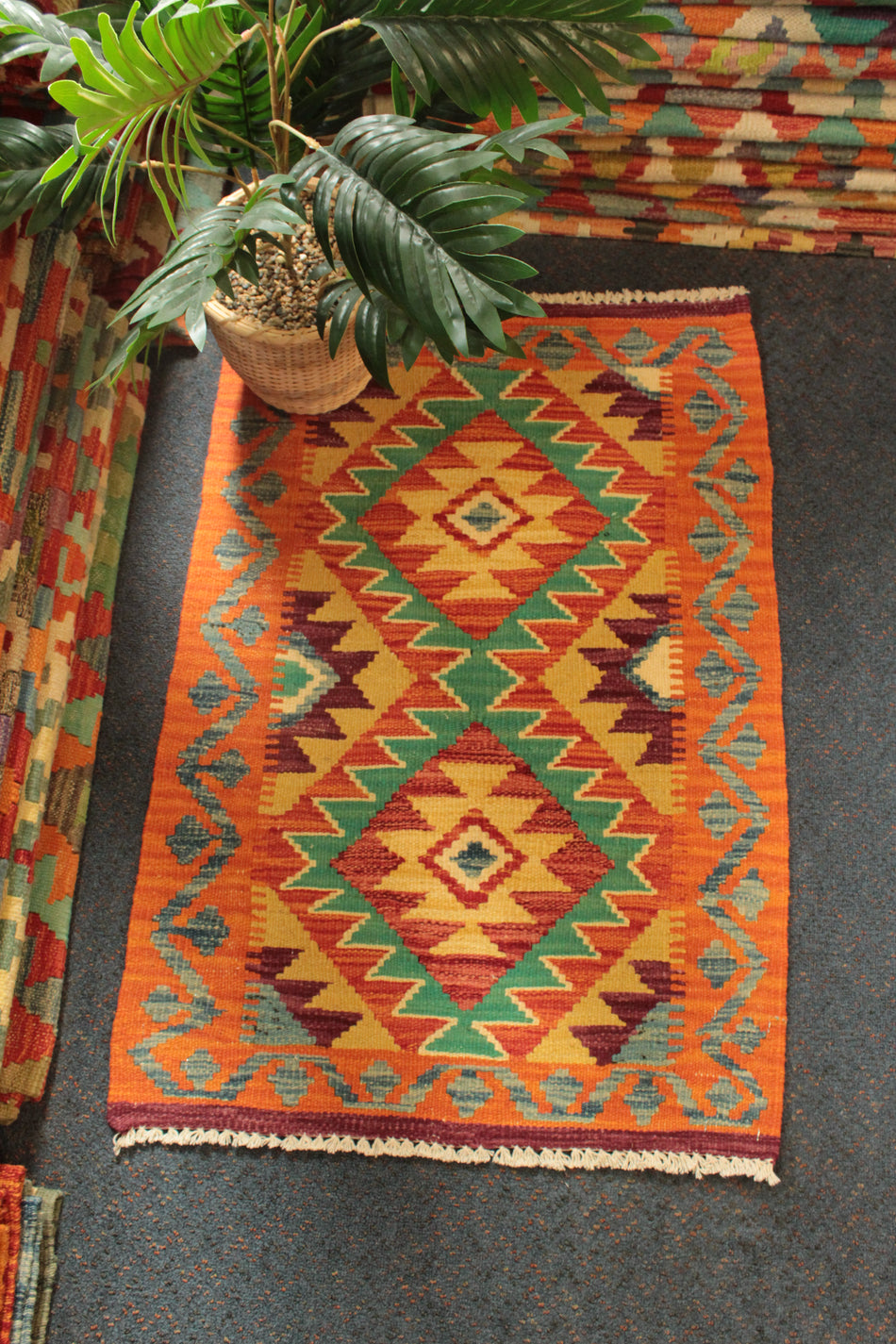 Chobi Kilim - 87 cm x 59 cm