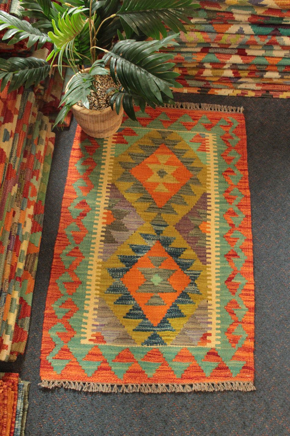 Chobi Kilim - 94 cm x 61 cm