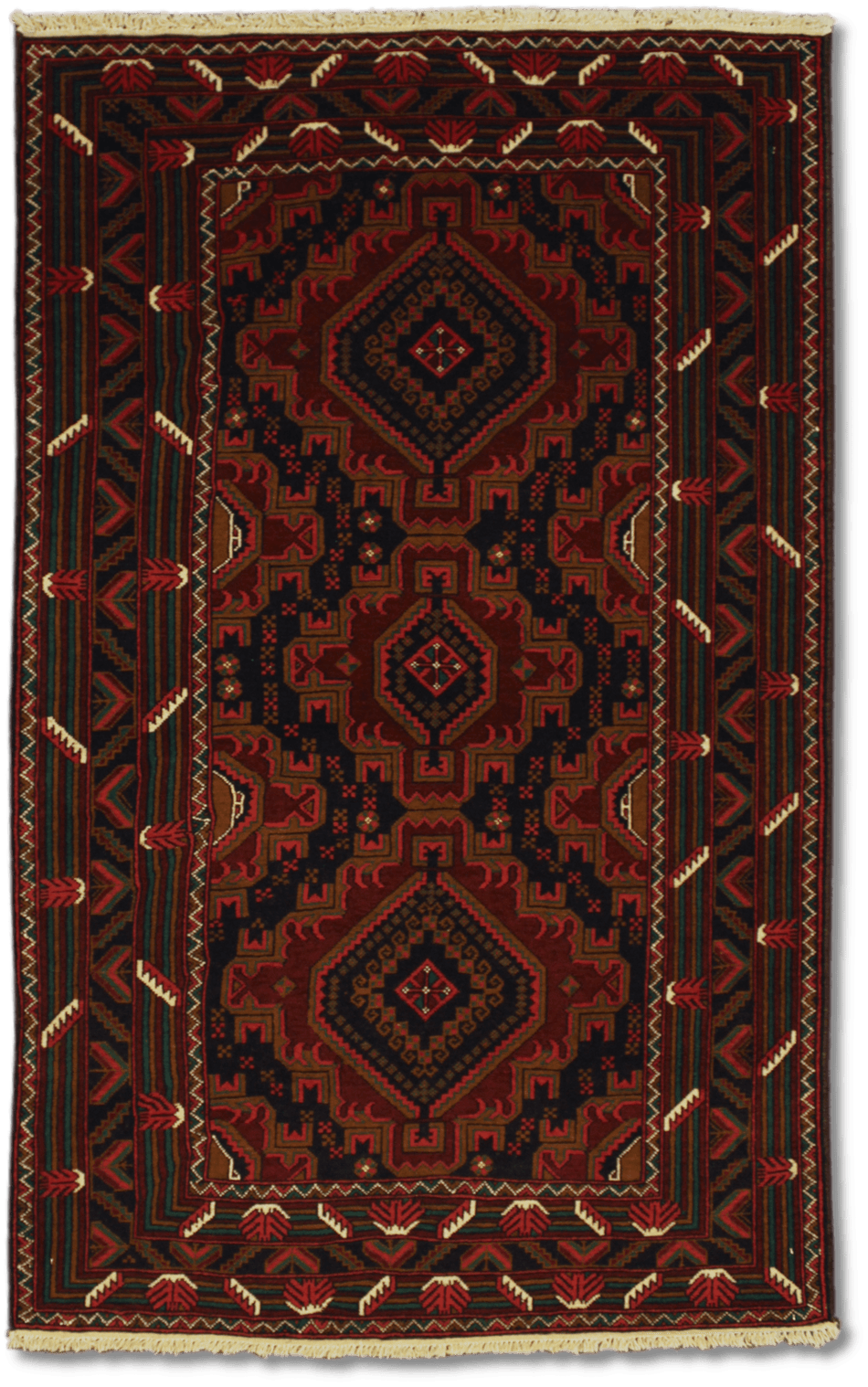 Fine Baluchi Rug - 189 cm x 117 cm