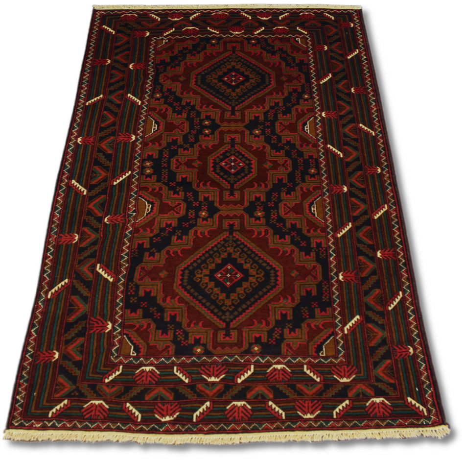 Fine Baluchi Rug - 189 cm x 117 cm