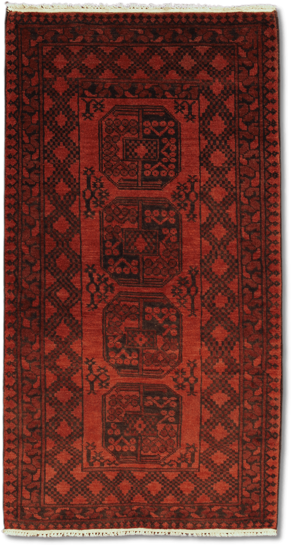 Turkaman Rug - 191 cm x 102 cm