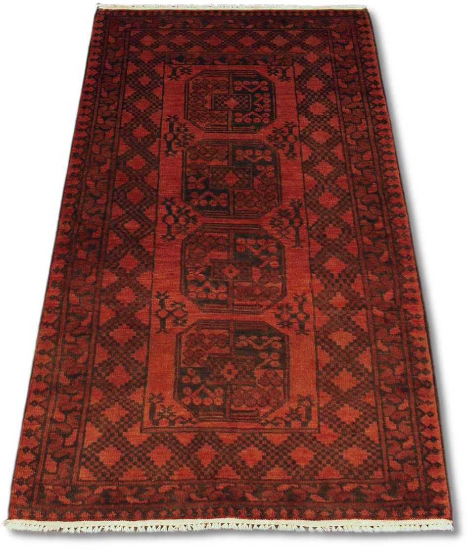 Turkaman Rug - 191 cm x 102 cm