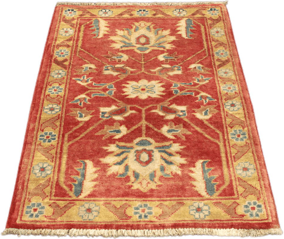 Chobi Rug - 89 cm x 63 cm