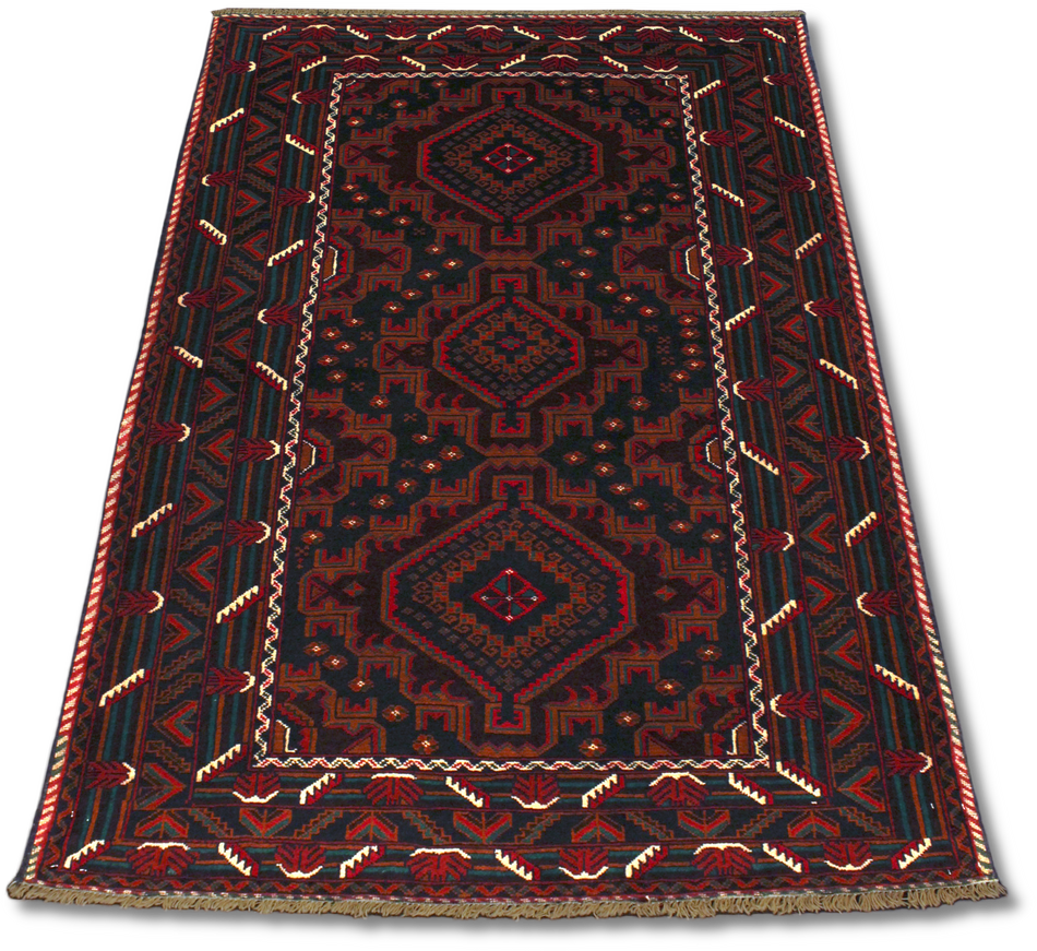 Fine Baluchi Rug - 184 cm x 121 cm