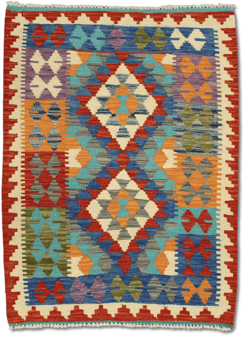 Chobi Kilim Rug  - 113 cm x 82 cm