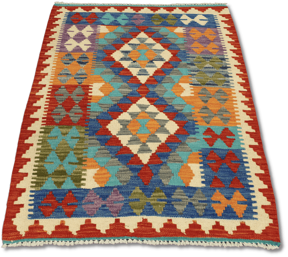 Chobi Kilim Rug  - 113 cm x 82 cm