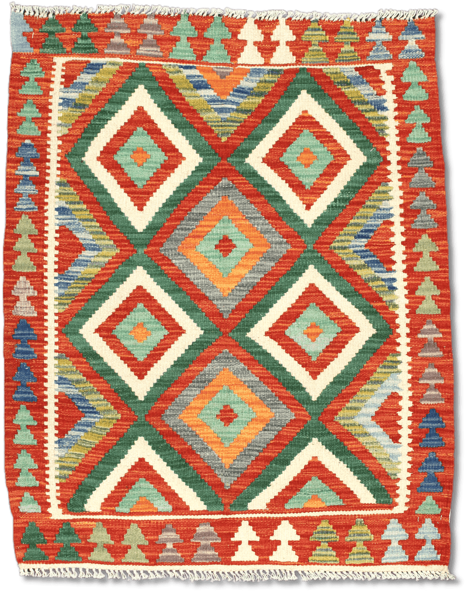 Chobi Kilim - 109 cm x 86 cm