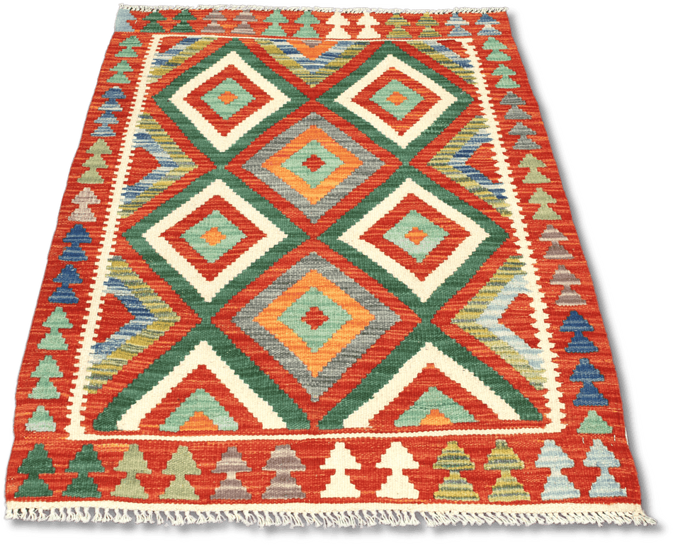 Chobi Kilim - 109 cm x 86 cm