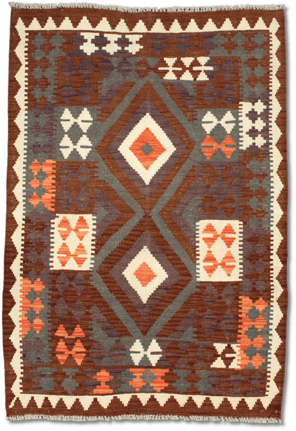 Chobi Kilim Rug - 145 cm x 102 cm