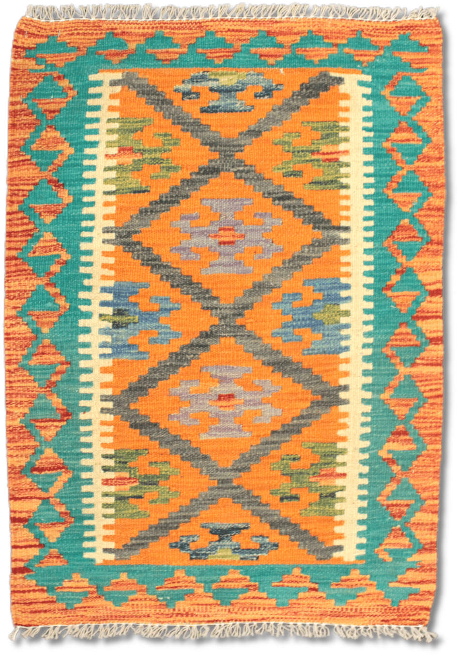 Chobi Kilim Rug  - 87 cm x 53 cm