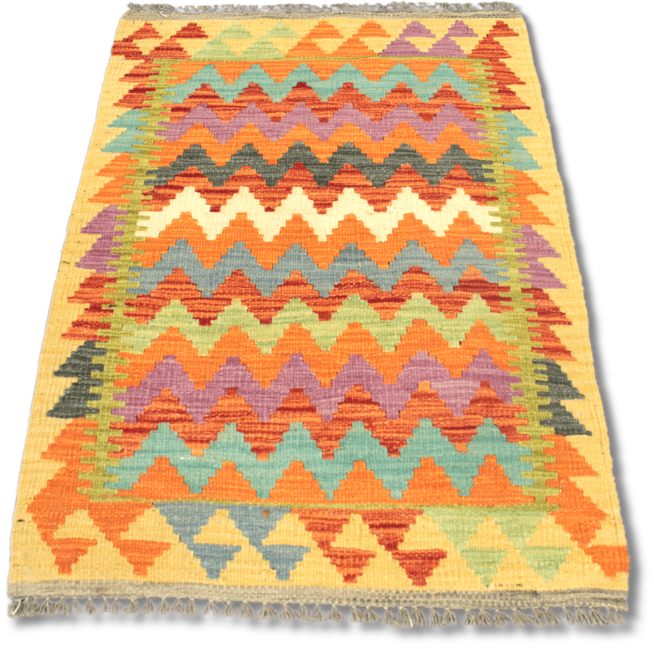 Chobi Kilim Rug  - 94 cm x 63 cm