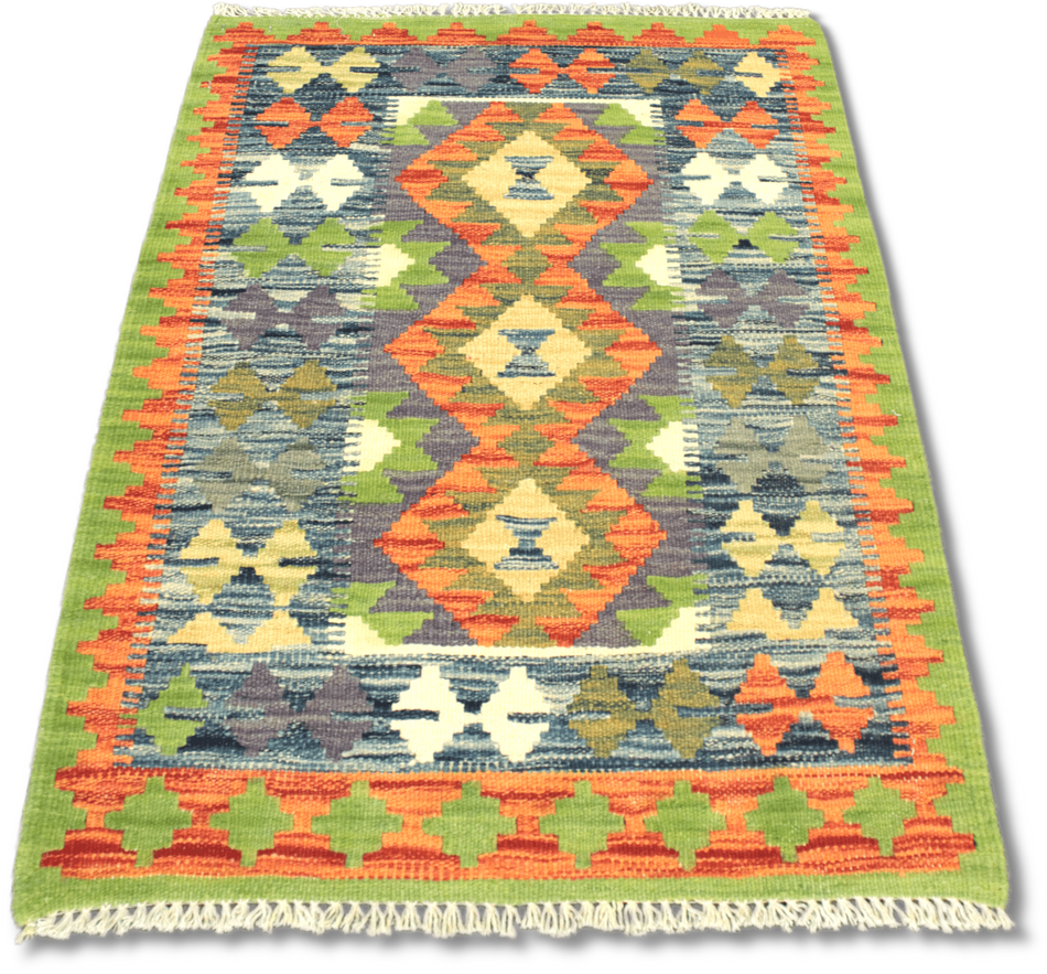 Chobi Kilim Rug  - 88 cm x 61 cm