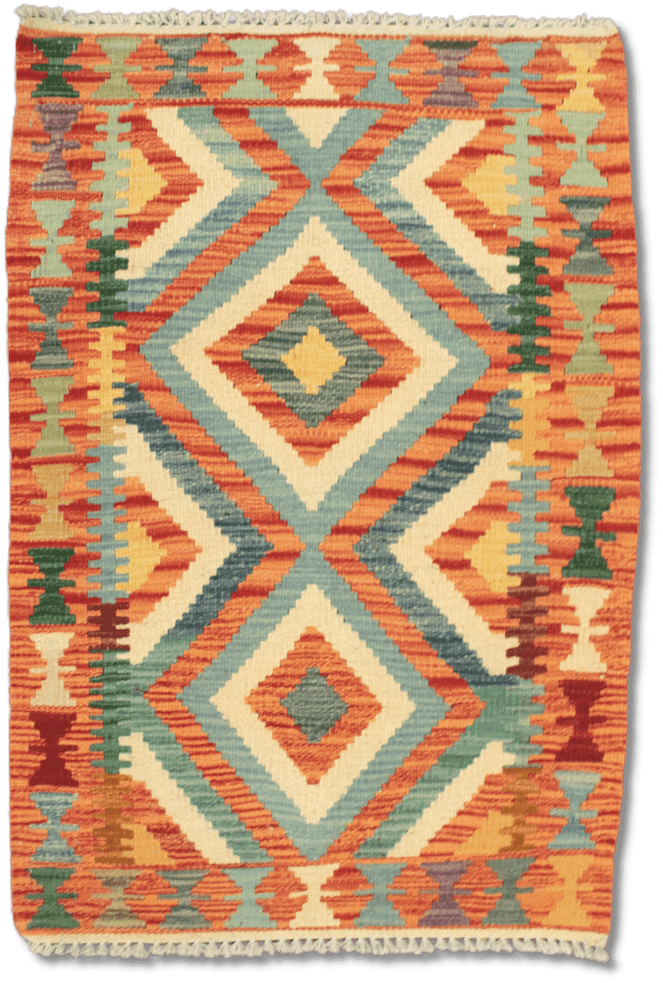 Chobi Kilim Rug  - 100 cm x 69 cm