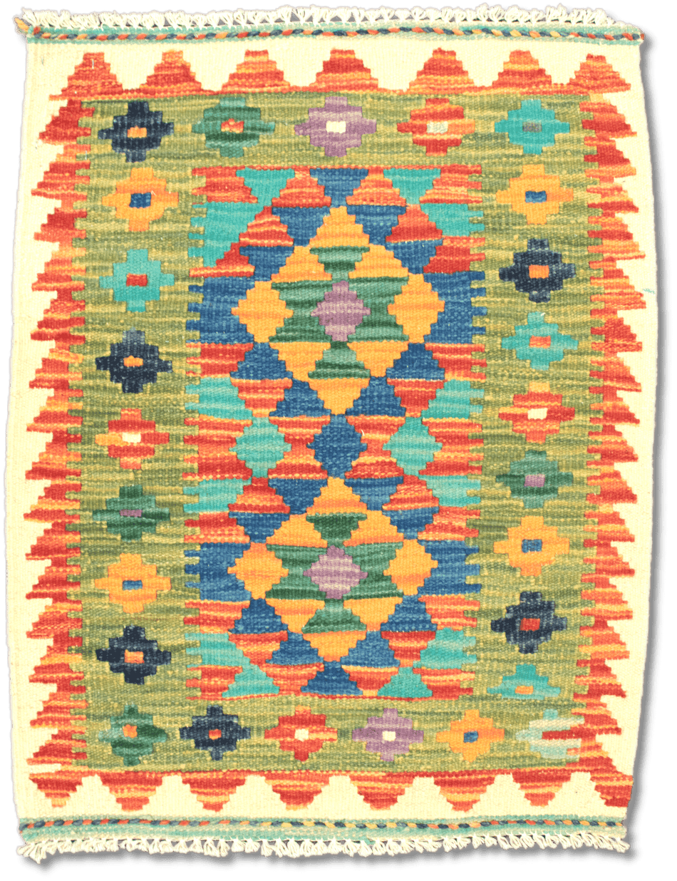 Chobi Kilim Rug  - 82 cm x 64 cm