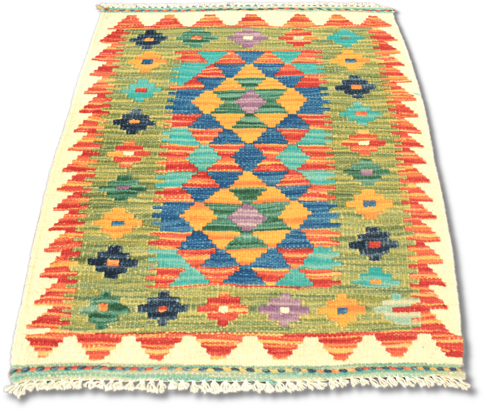 Chobi Kilim Rug  - 82 cm x 64 cm