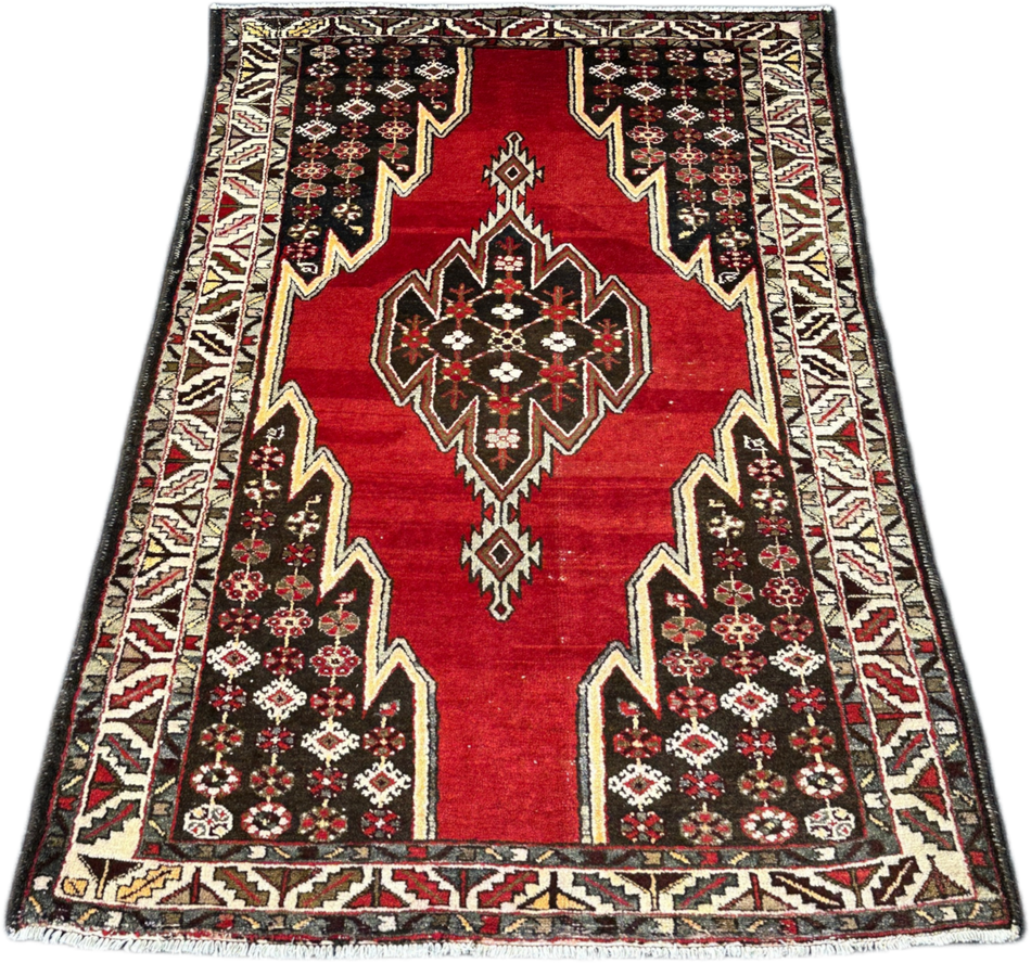 Vintage Hamadan Rug - 200 cm x 132 cm