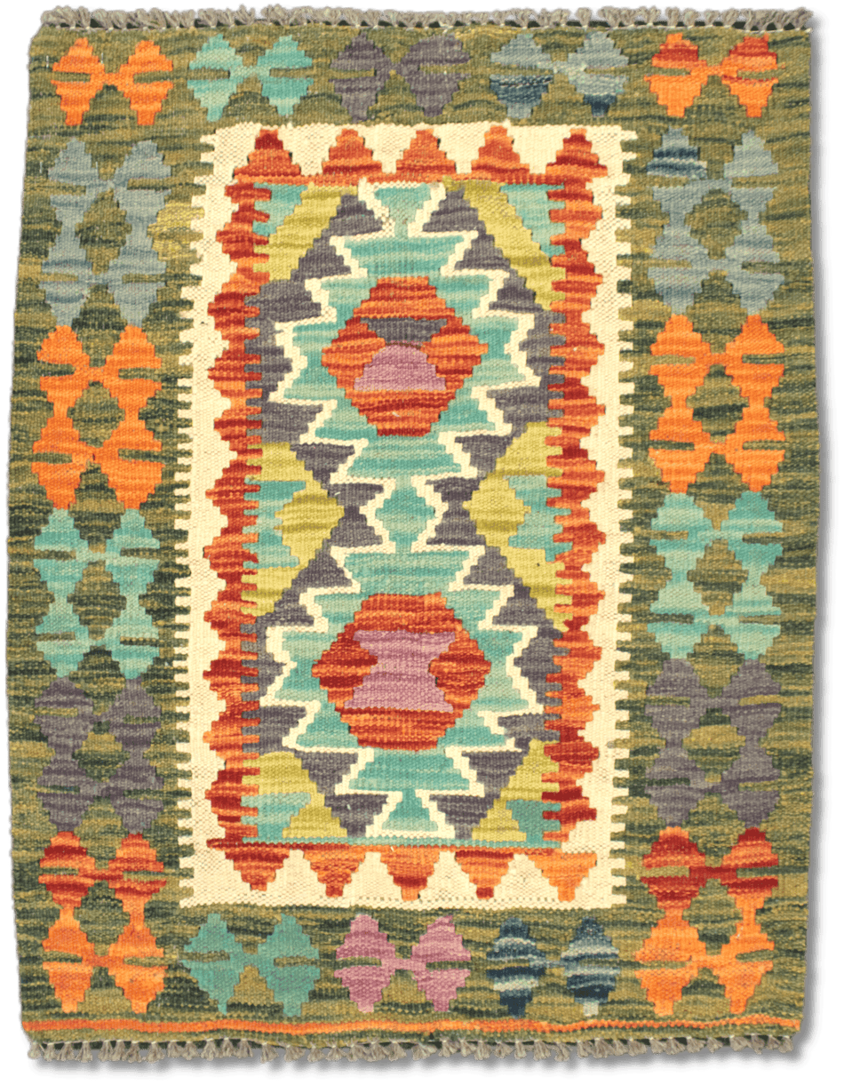 Chobi Kilim Rug  - 83 cm x 64 cm