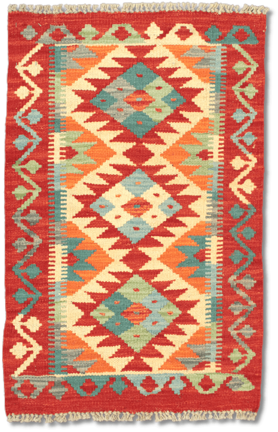 Chobi Kilim Rug  - 87 cm x 55 cm