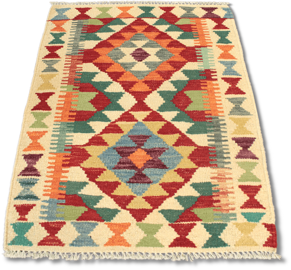 Chobi Kilim Rug  - 94 cm x 65 cm