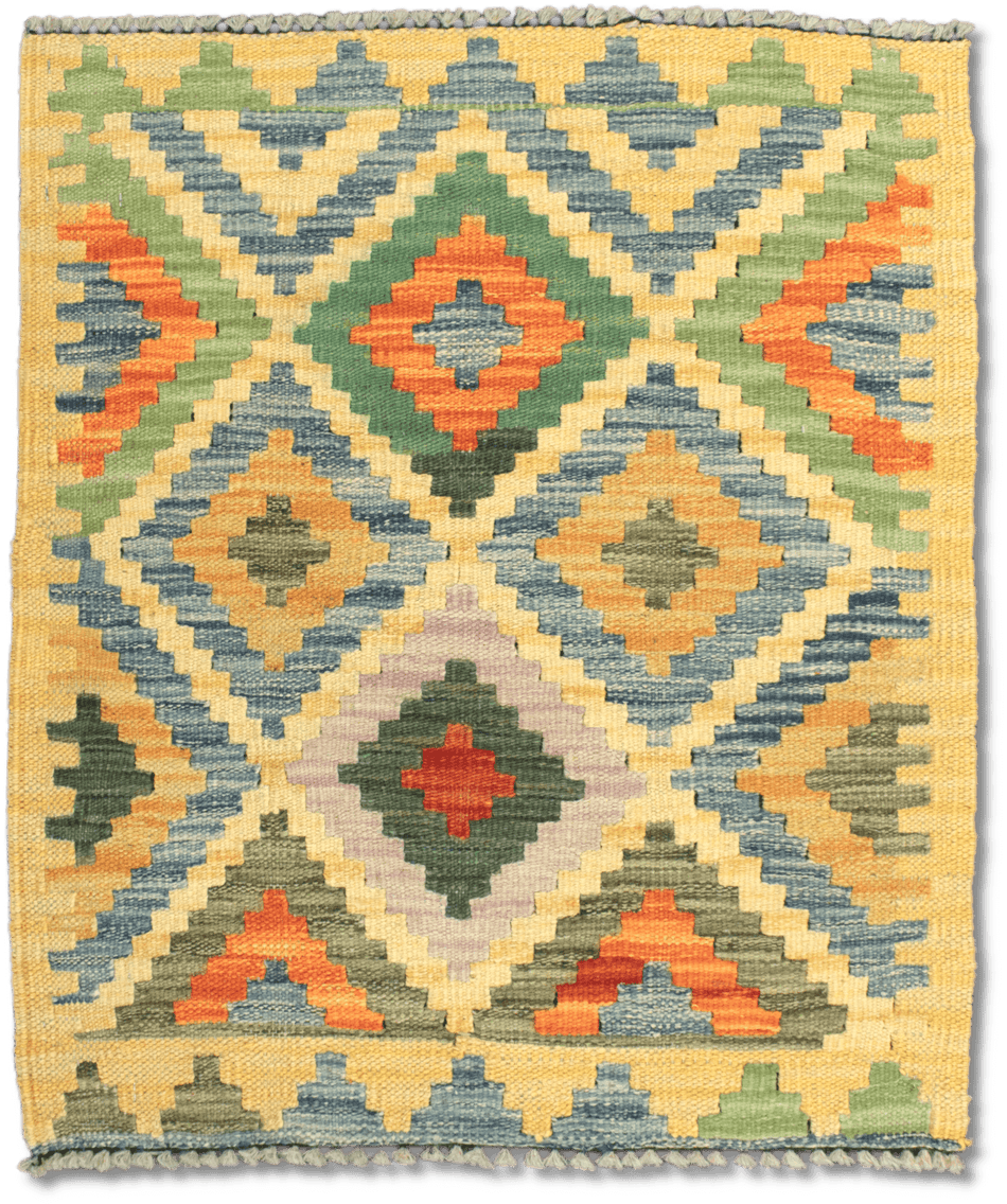 Chobi Kilim Rug  - 72 cm x 60 cm