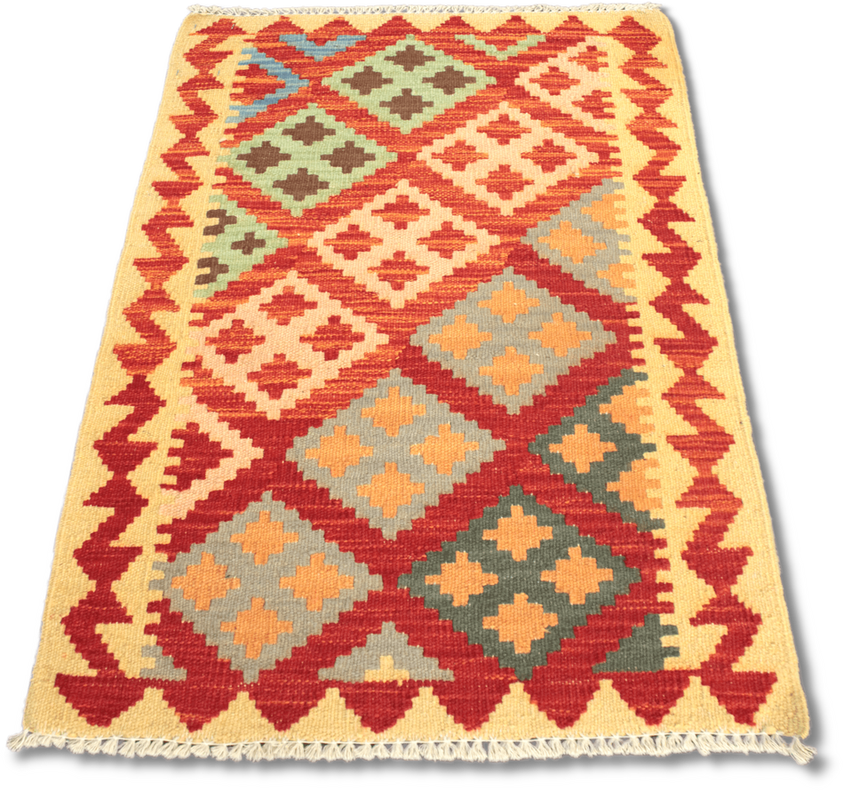 Chobi Kilim Rug  - 93 cm x 60 cm