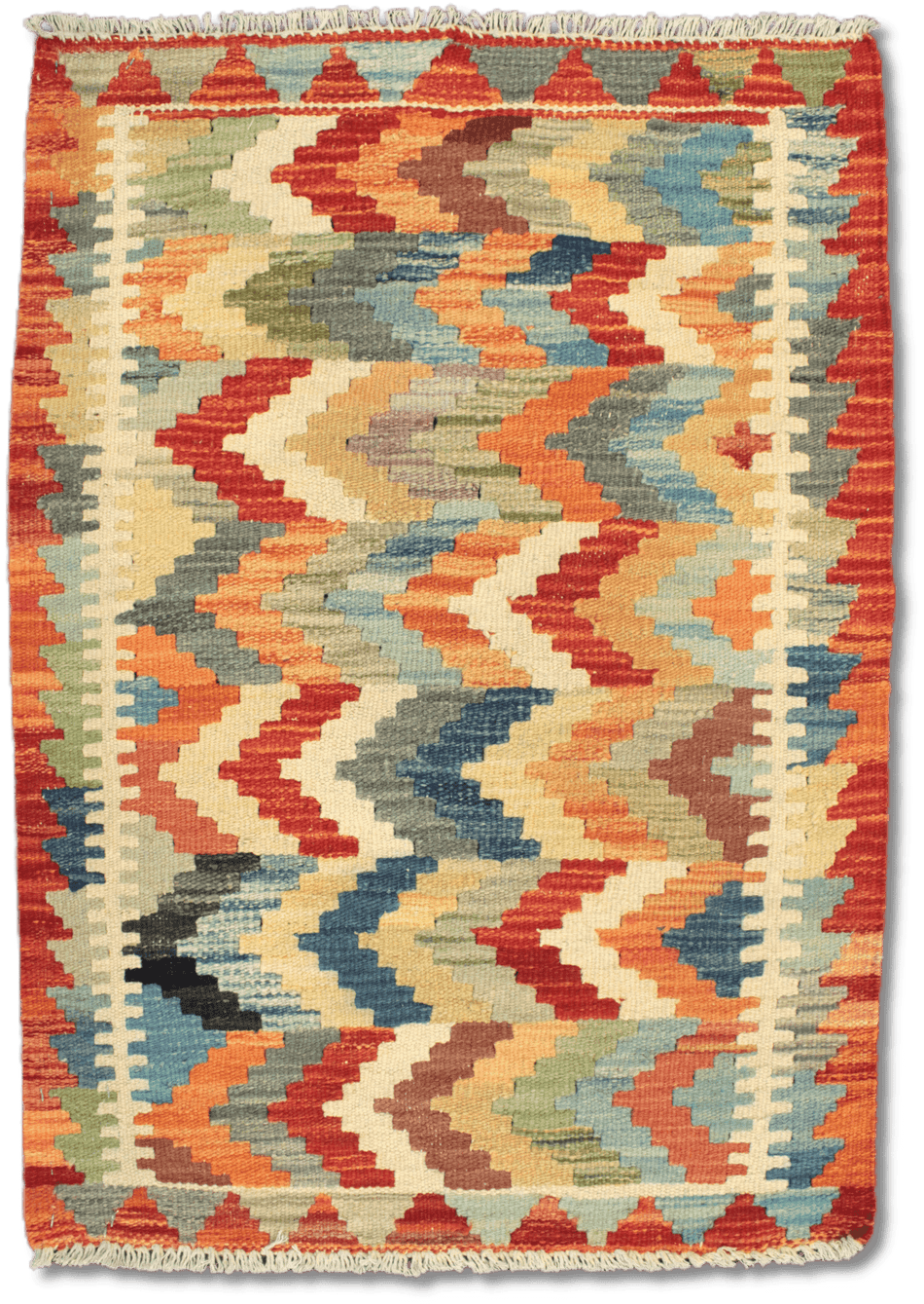 Chobi Kilim Rug  - 86 cm x 61 cm