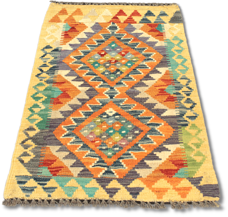 Chobi Kilim Rug  - 85 cm x 55 cm