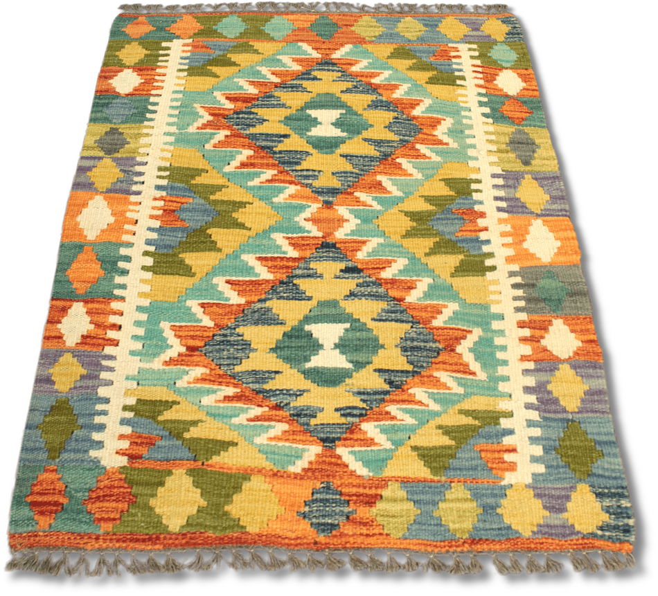 Chobi Kilim Rug  - 85 cm x 63 cm