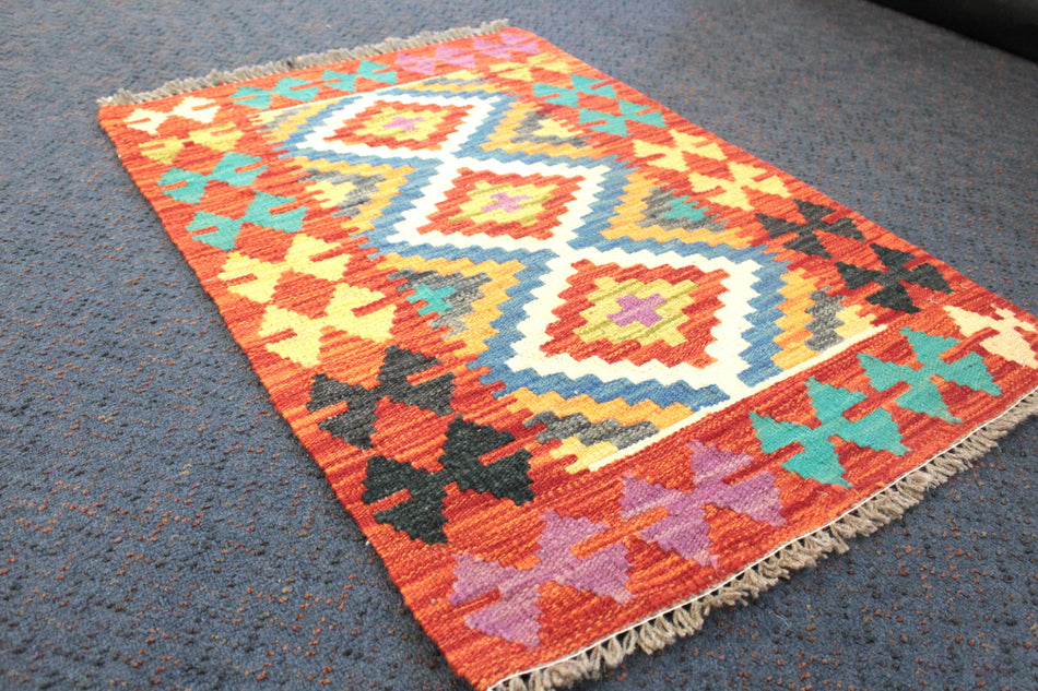 Chobi Kilim - 86 cm x 59 cm