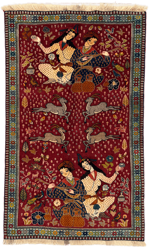 Shiraz Rug (Pictorial) - 118 cm x 195 cm