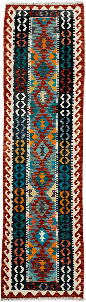Chobi Kilim Rug - 283 cm x 81 cm