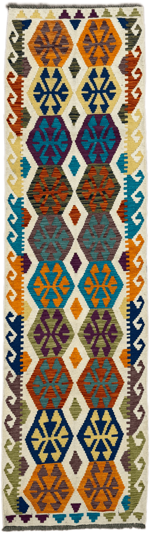 Chobi Kilim Rug - 290 cm x 82 cm