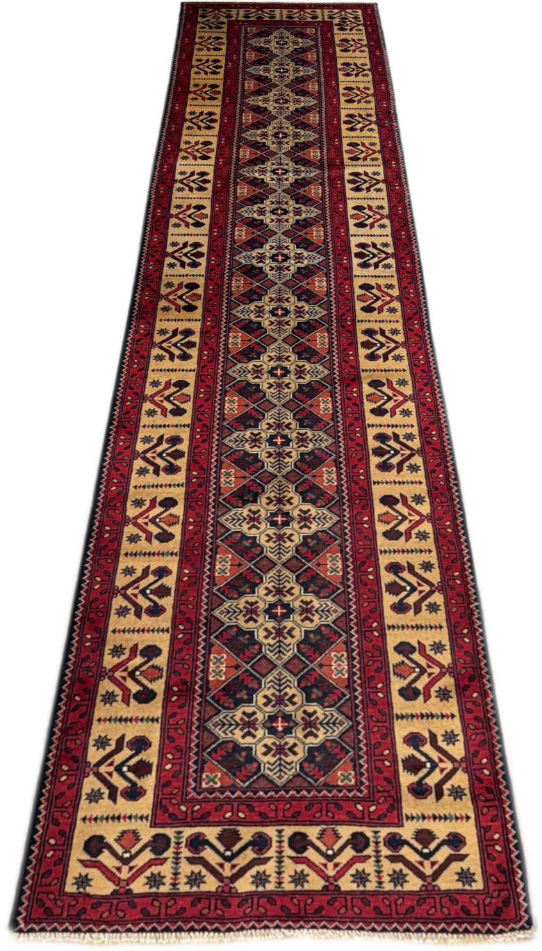 Khal Mohammadi Rug - 374 cm x 81 cm