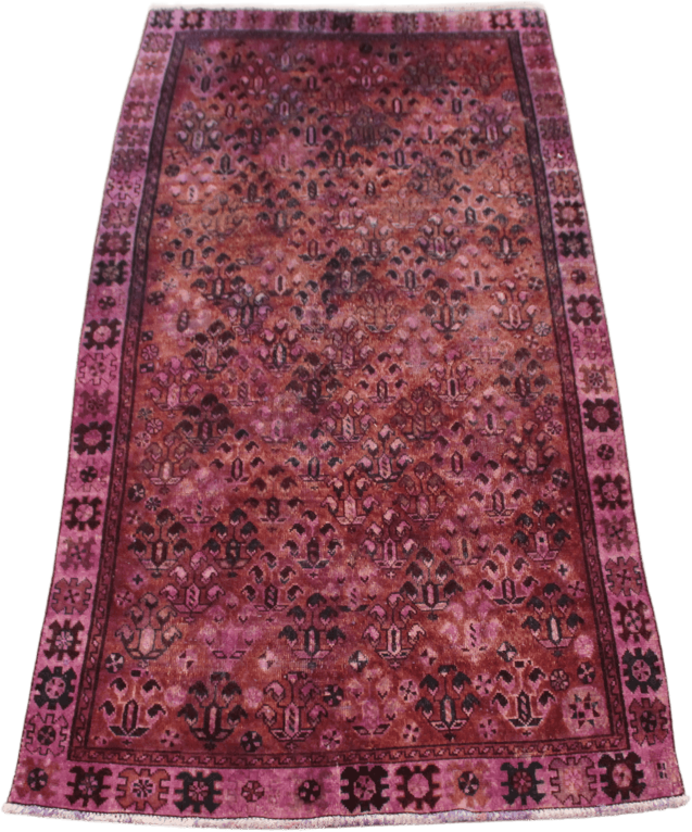 Vintage Overdyed Rug - 271 cm x 138 cm