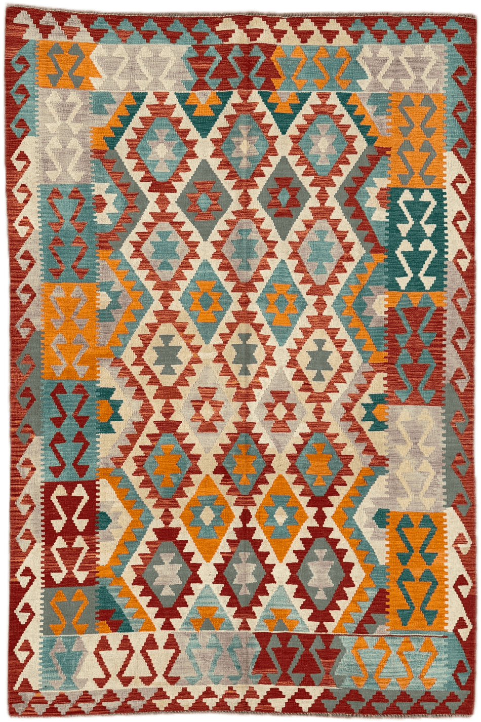 Chobi Kilim Rug - 285 cm x 198 cm