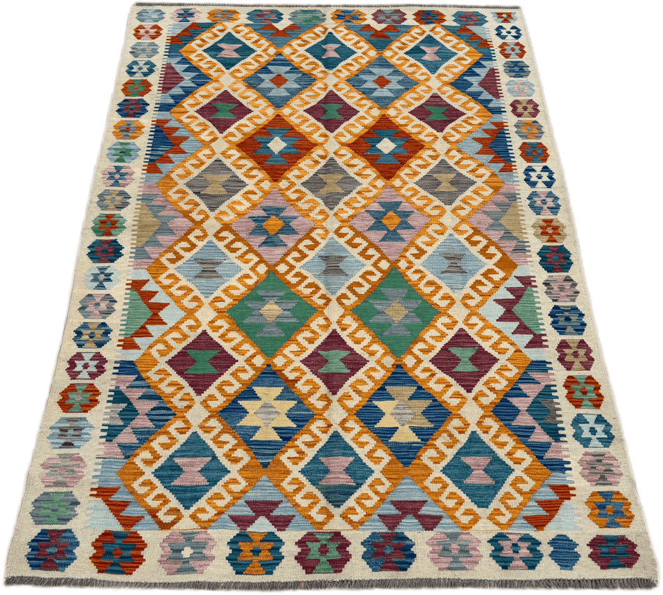 Chobi Kilim Rug - 250 cm x 170 cm