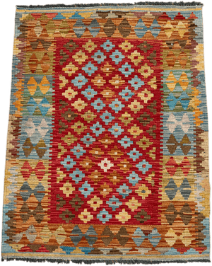 Chobi Kilim Rug - 105 cm x 82 cm