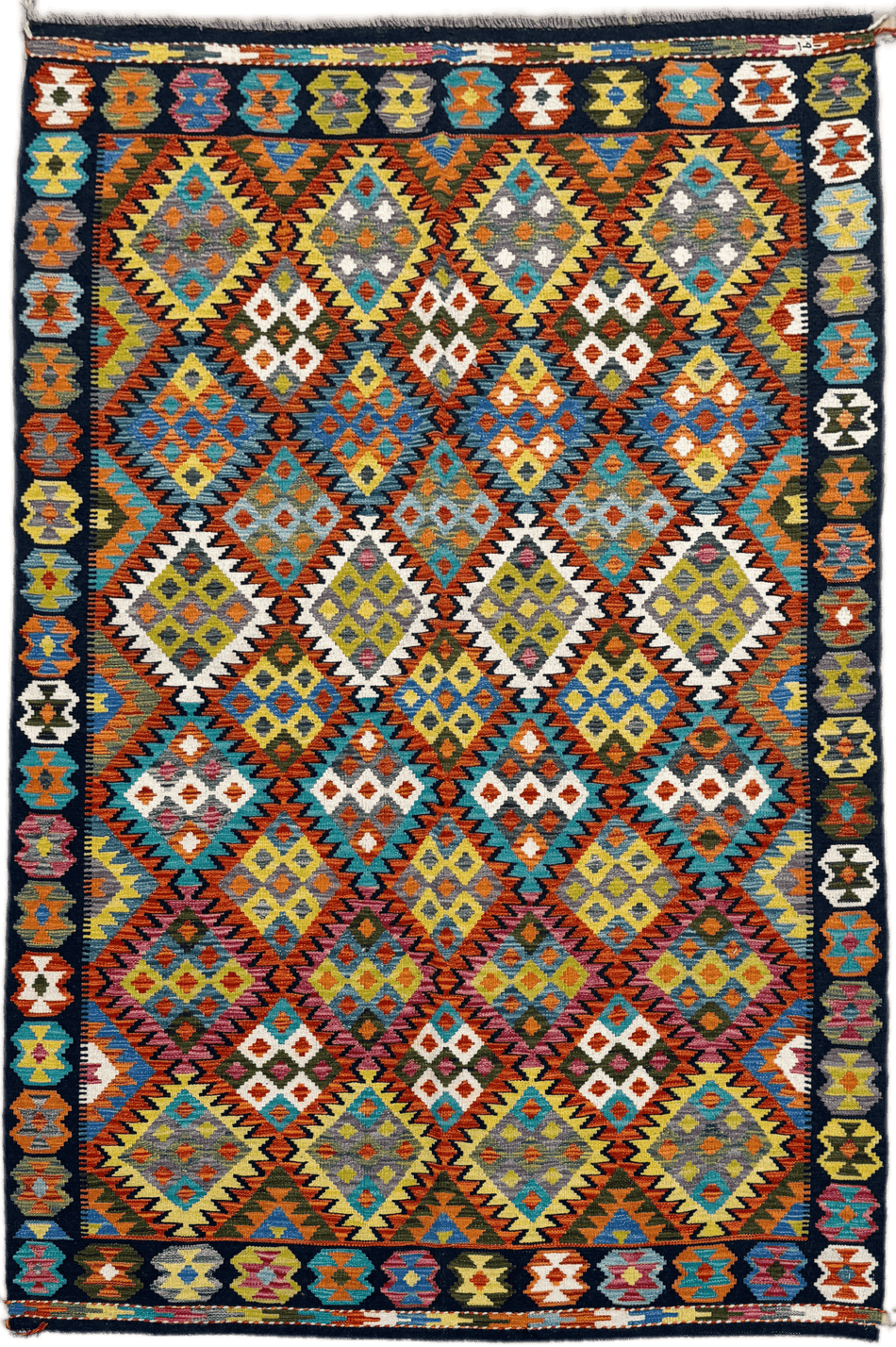 Chobi Kilim Rug - 251 cm x 167 cm