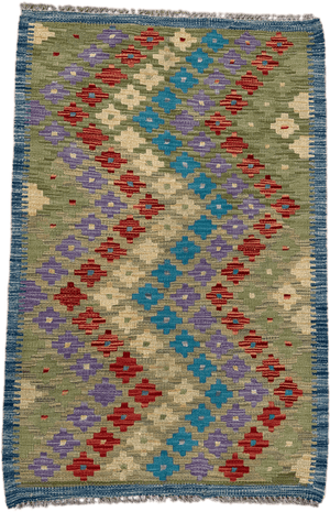 Chobi Kilim Rug - 123 cm x 82 cm