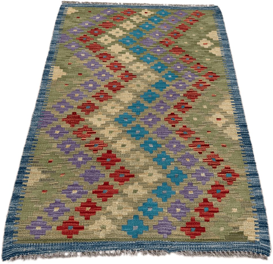 Chobi Kilim Rug - 123 cm x 82 cm