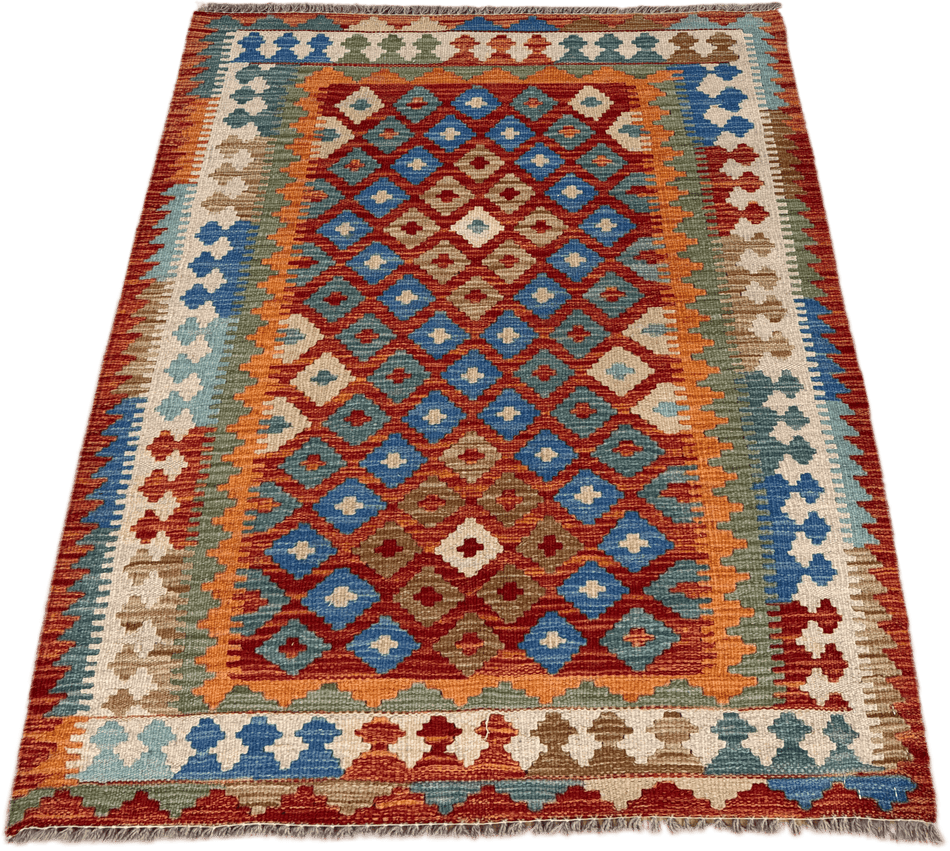 Chobi Kilim Rug - 122 cm x 88 cm